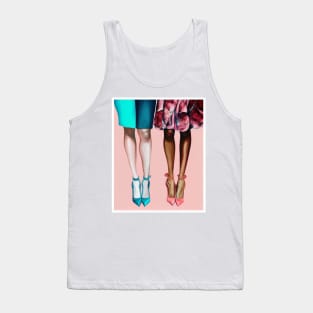 Sisters in Style: A Tale of Four Legs Tank Top